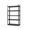 H72 * W47.2 * D23.6 Storage Shelves 5 Tier Heavy Duty Metal Shelving Unit Adjustable Shelving Units and Storage Rack Kitchen Garage Shelf