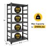 H78 * W47.2 * D18 Storage Shelves 5 Tier Heavy Duty Metal Shelving Unit Adjustable Shelving Units and Storage Rack Kitchen Garage Shelf